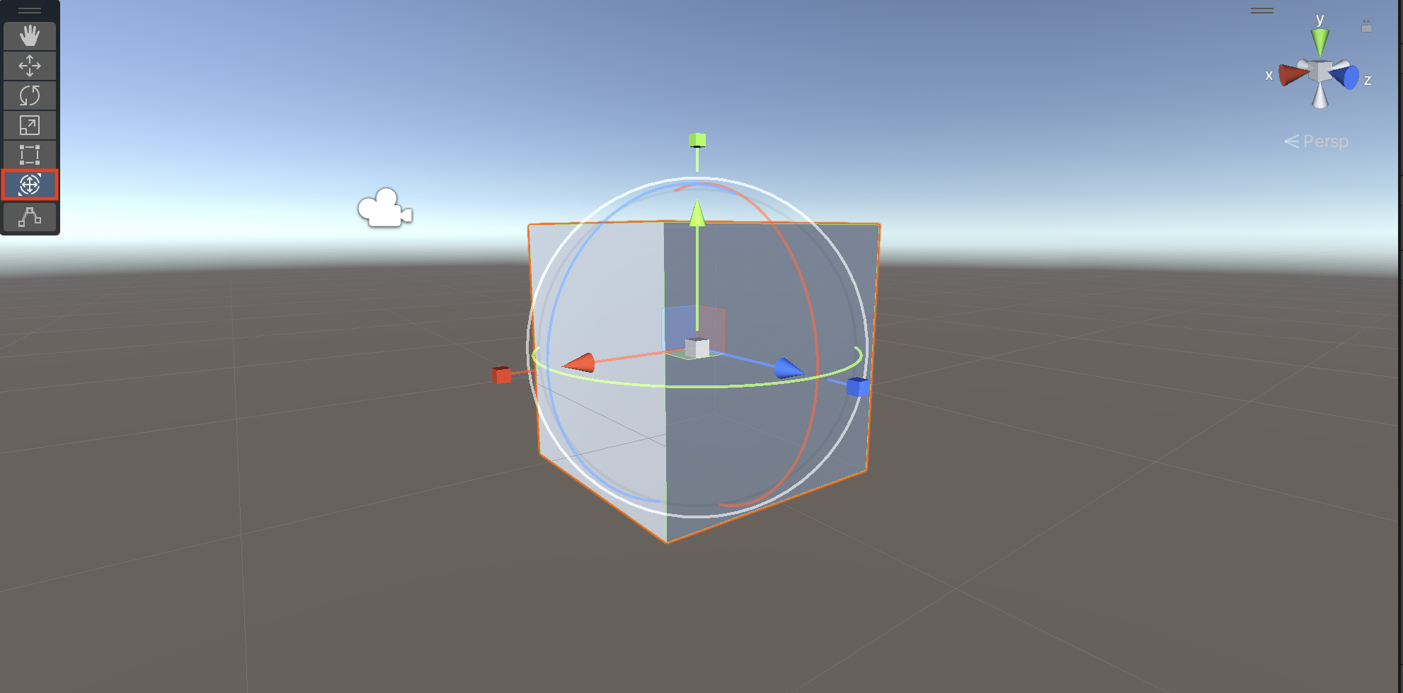 Using the Transform Tool to Apply Transformations to a Game Object